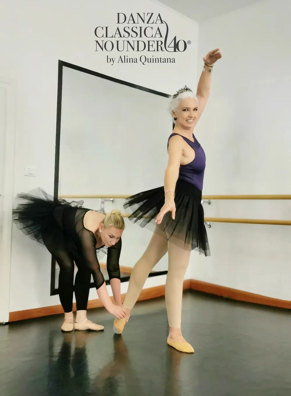 Elisabetta Marchesi con un'allieva